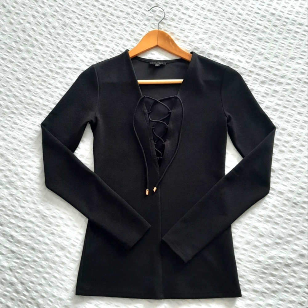 🧨Dynamite 🧨 longsleeved black top |  XS